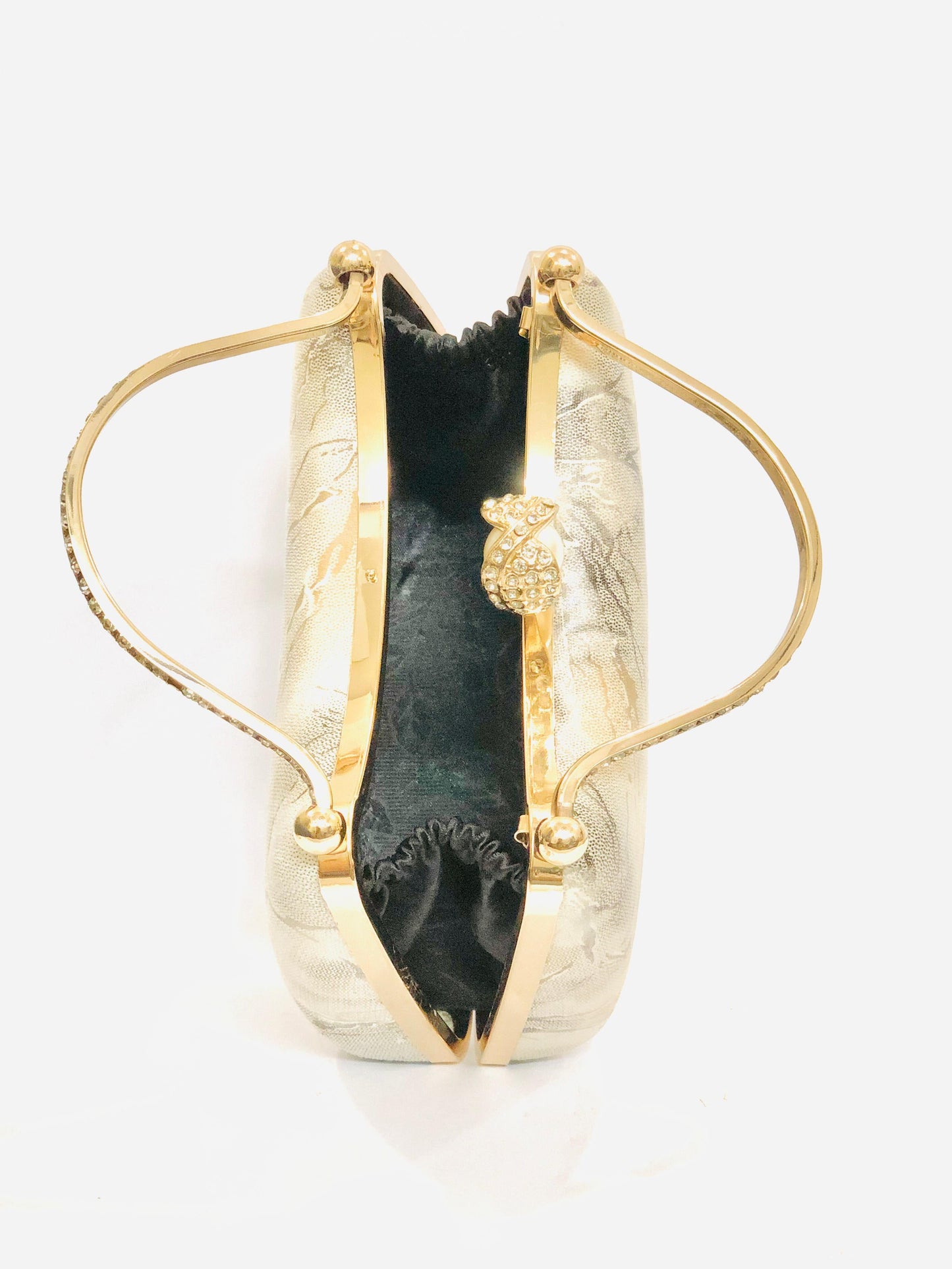 White Marble Clutch